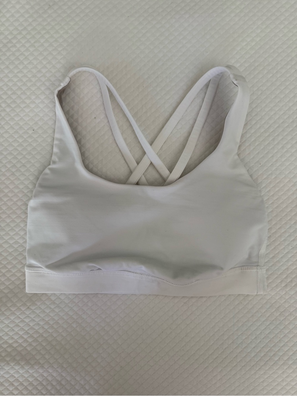Lululemon White Energy Bra